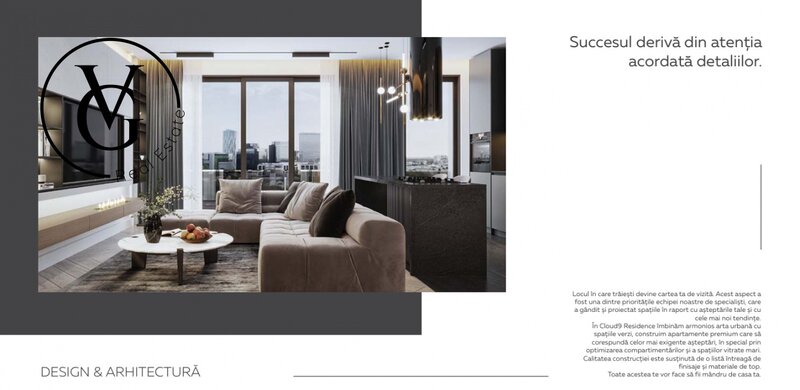 Pipera, bloc nou, Cloud 9, apartament 2 camere