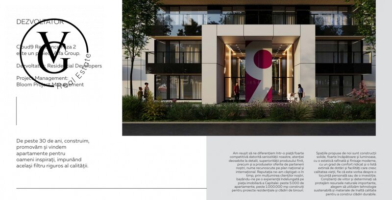 Pipera, bloc nou, Cloud 9, apartament 2 camere
