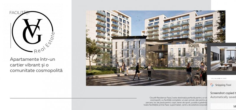 Pipera, bloc nou, Cloud 9, apartament 2 camere